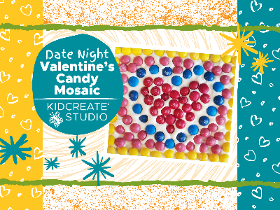 Kidcreate Studio - Newport News. Date Night Valentine’s Day - Candy Mosaic (3-9 Years)