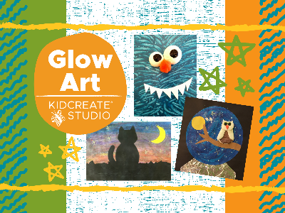 Kidcreate Studio - Bloomfield. Glow Art Weekly Class (18 Months-6 Years)