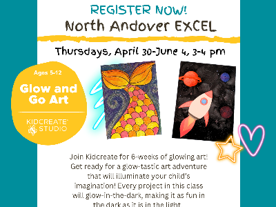 North Andover: Glow and Go Art
