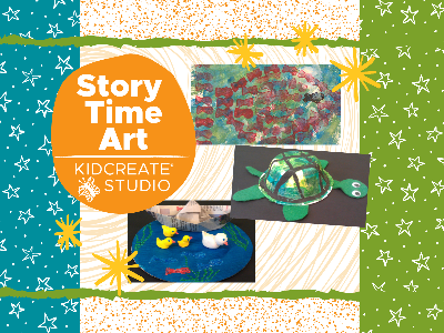 Kidcreate Studio - Ashburn. Story Time Art Weekly Class (18 Months-6 Years)