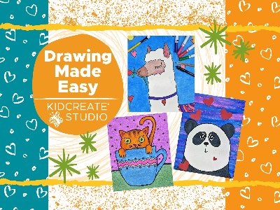 Drawing Made Easy -  Weekly Class (4-9 Years)