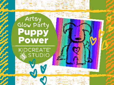 Artsy Glow Party- Puppy Power (3-9 Yrs)